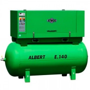 Винтовой компрессор Atmos Albert E140-10-KR в кожухе на ресивере