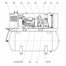 Клапан электромагнитный для винтового компрессора Atmos Albert E