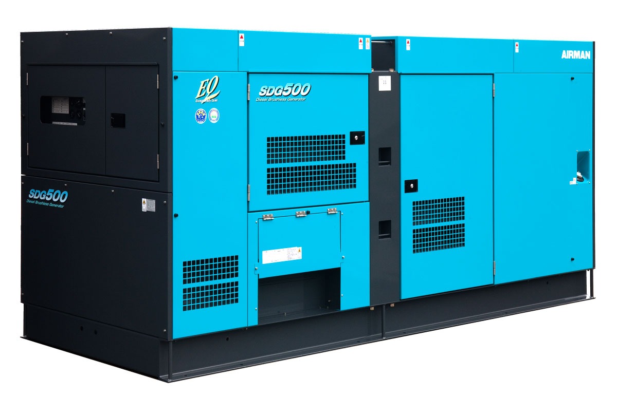 Генератор дизельный AIRMAN SDG500S 360 ПневмоТех Компрессорное обрудование Генератор дизельный AIRMAN SDG500S 360
