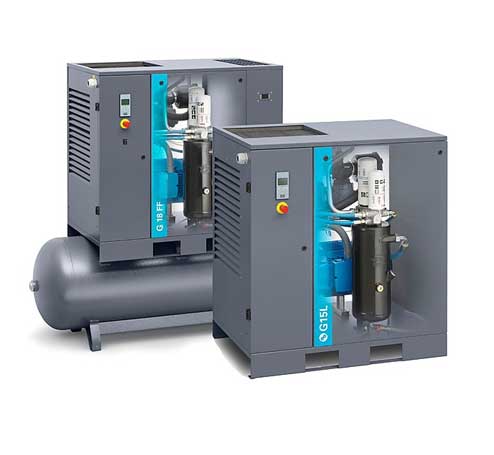 Винтовой компрессор Atlas Copco G 15-13 базовое ПневмоТех Компрессорное обрудование Винтовой компрессор Atlas Copco G 15-13 базовое