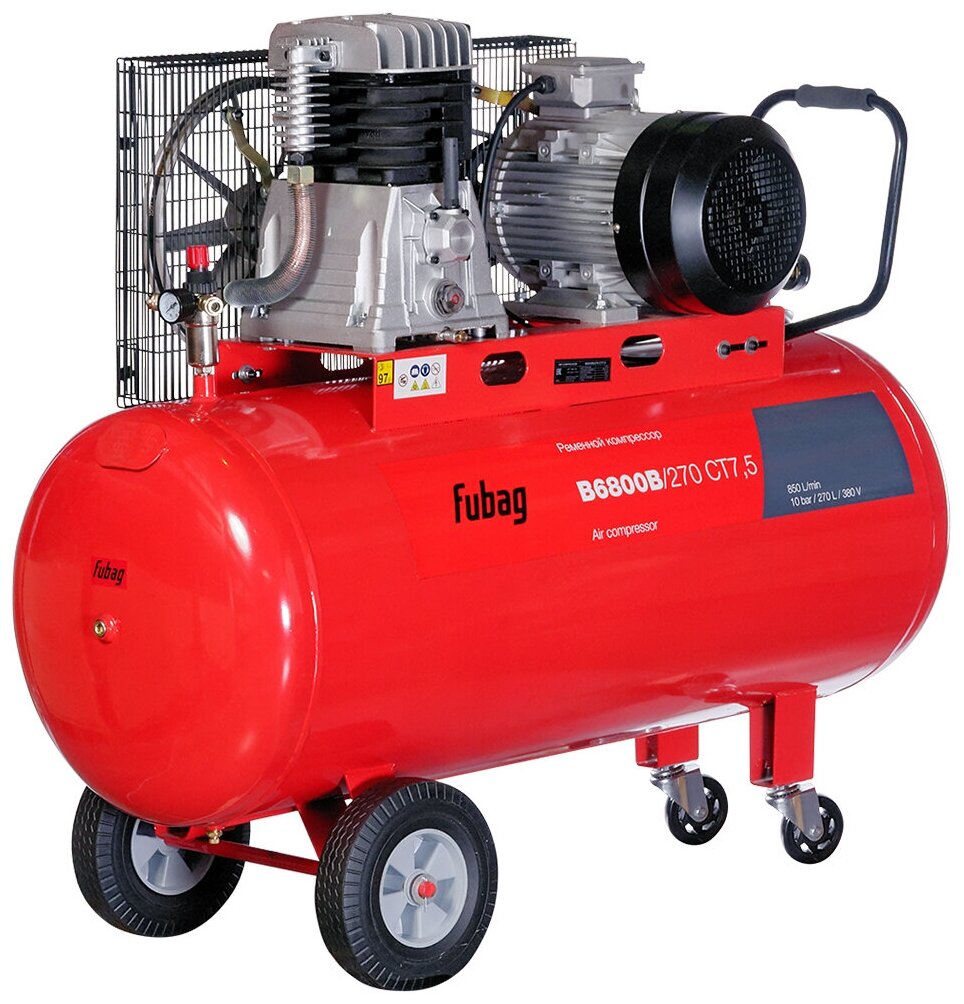 Воздушный электрический компрессор Fubag B6800B/270 CT7,5