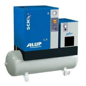 Винтовой компрессор Alup SCK 8-8 270 PLUS 400/3/50 на ресивере с осушителем