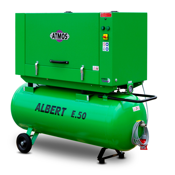 Винтовой компрессор Atmos Albert E50-RD на ресивере с осушителем ПневмоТех Компрессорное обрудование Винтовой компрессор Atmos Albert E50-RD на ресивере с осушителем