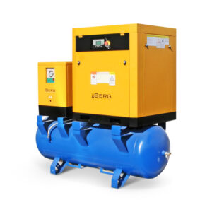 Винтовой компрессор Berg ВК-7.5РО-500-8 (IP 54) на ресивере, с осушителем